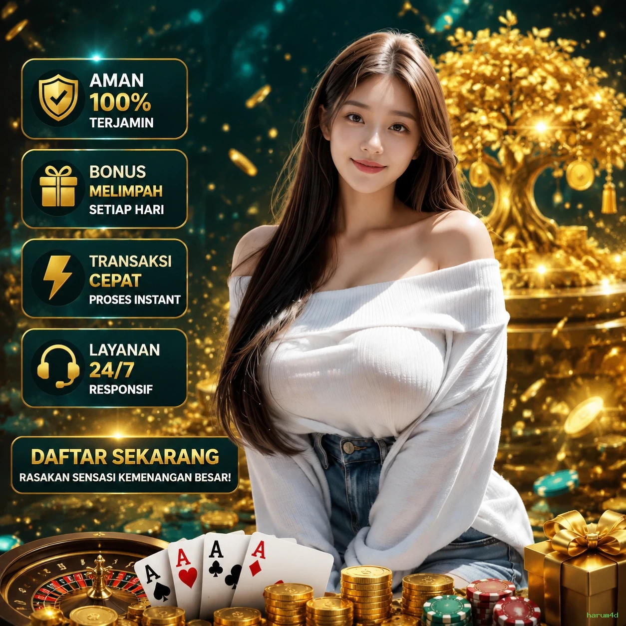 Mengungkap Ragam Permainan di harum4d